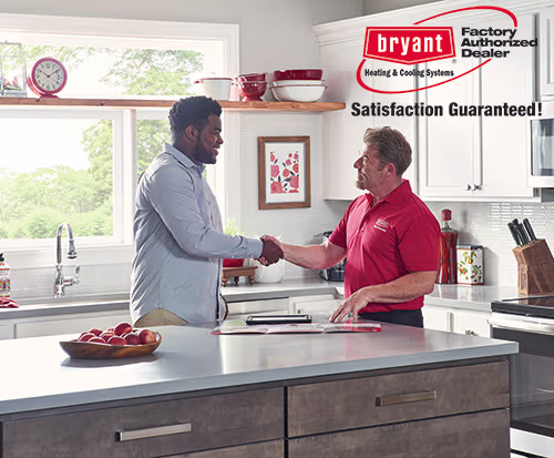 Bryant forced-air furnace and air handler system
